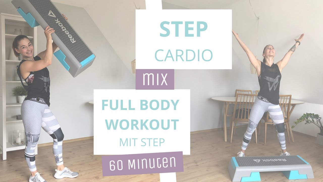 Step Cardio + Full Body Workout mit Step  // Mix // Cardio // Kräftigung // 11.06.20