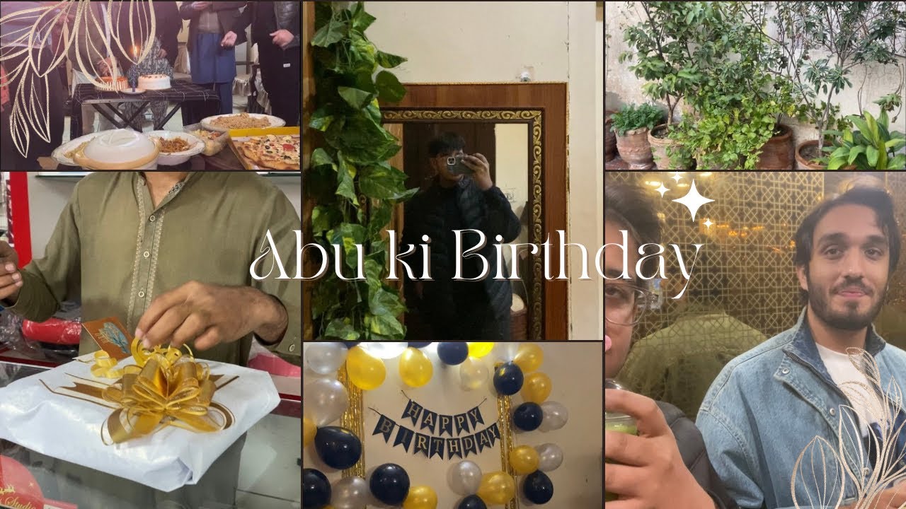 New year😍Abu ki Birthday🥳