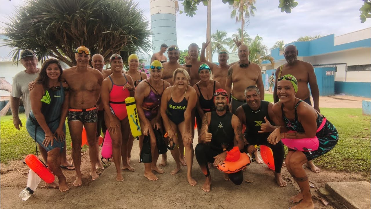 Natação em águas abertas equipe Cardume São Sebastião sp. 