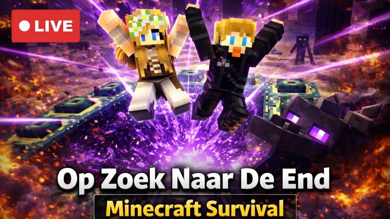 🔴 LIVE: Op Zoek Naar The End | Minecraft Survival