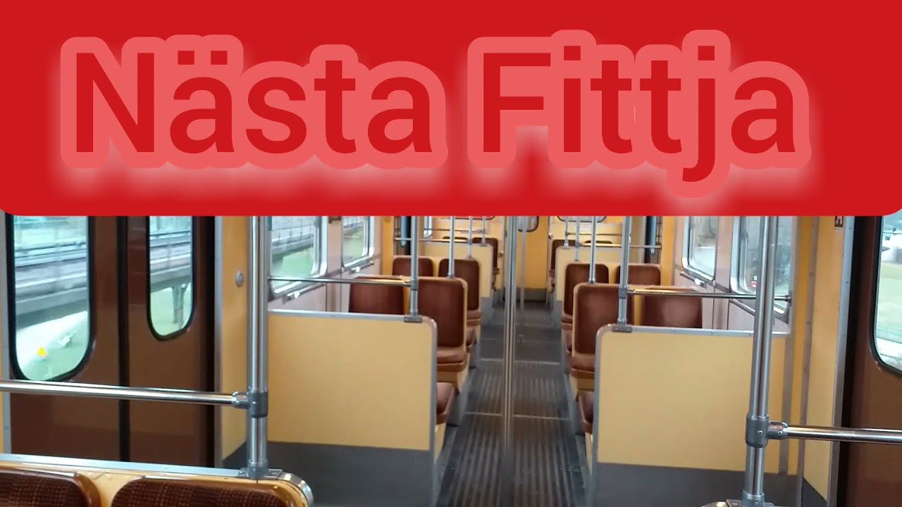 Reser med C6 Tunnelbana 2765 från Alby till Fittja 22/4/2021.
