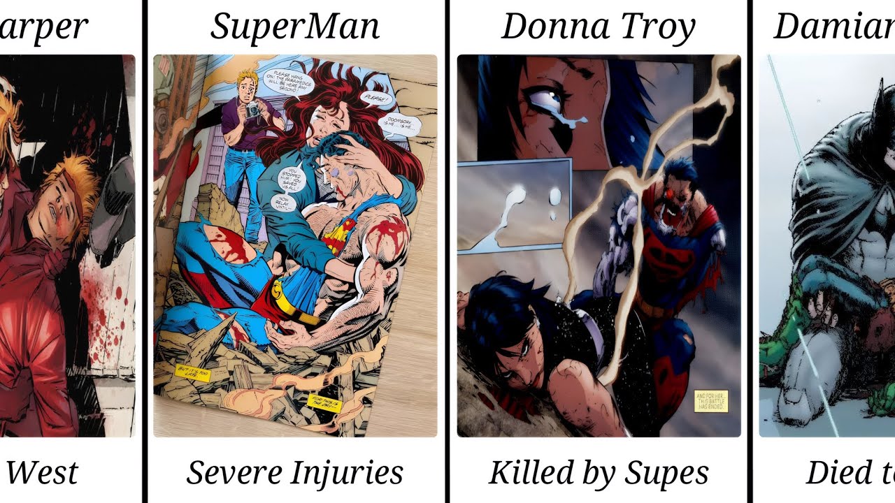 First ever official Canon death of DC Heroes in the history of DC comics 