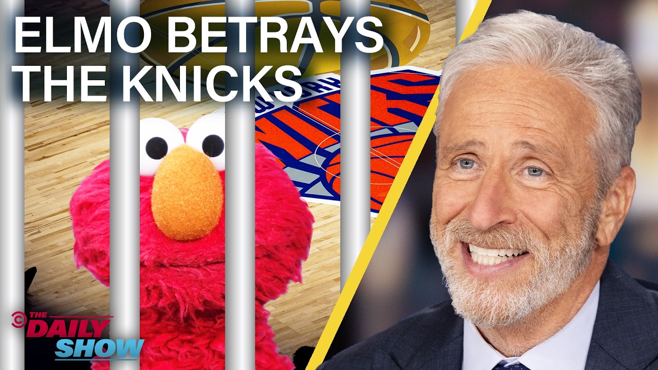 Knicks Fans Brand Elmo a Traitor & Trump Storms Out of 