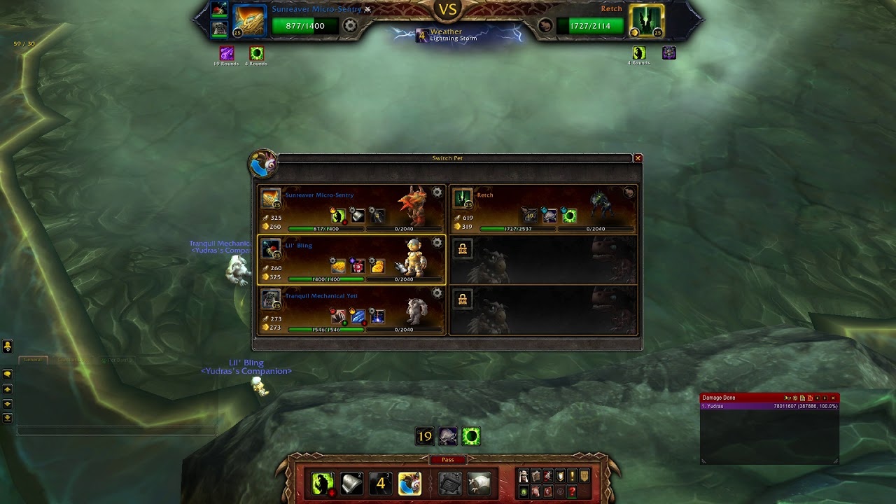 WOW - Pet Battle - Retch - Full Mechanical Team