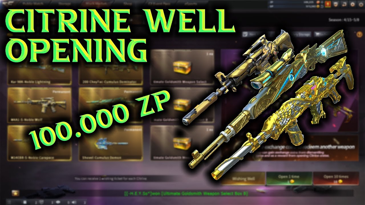 NEW Citrine Well Opening + Showcase | Black Market | Crossfire West