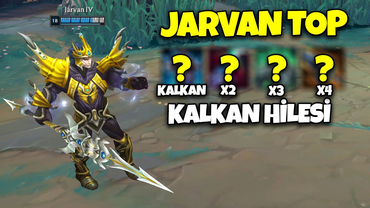 Jarvan Top Lane Ama Üstümde Sürekli Kalkan Var Rakip Kuduruyor 😎