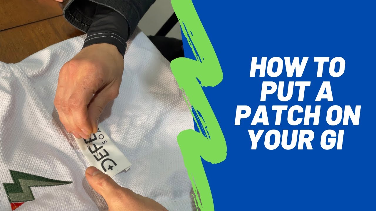 How to Sew a Patch Onto Your Gi