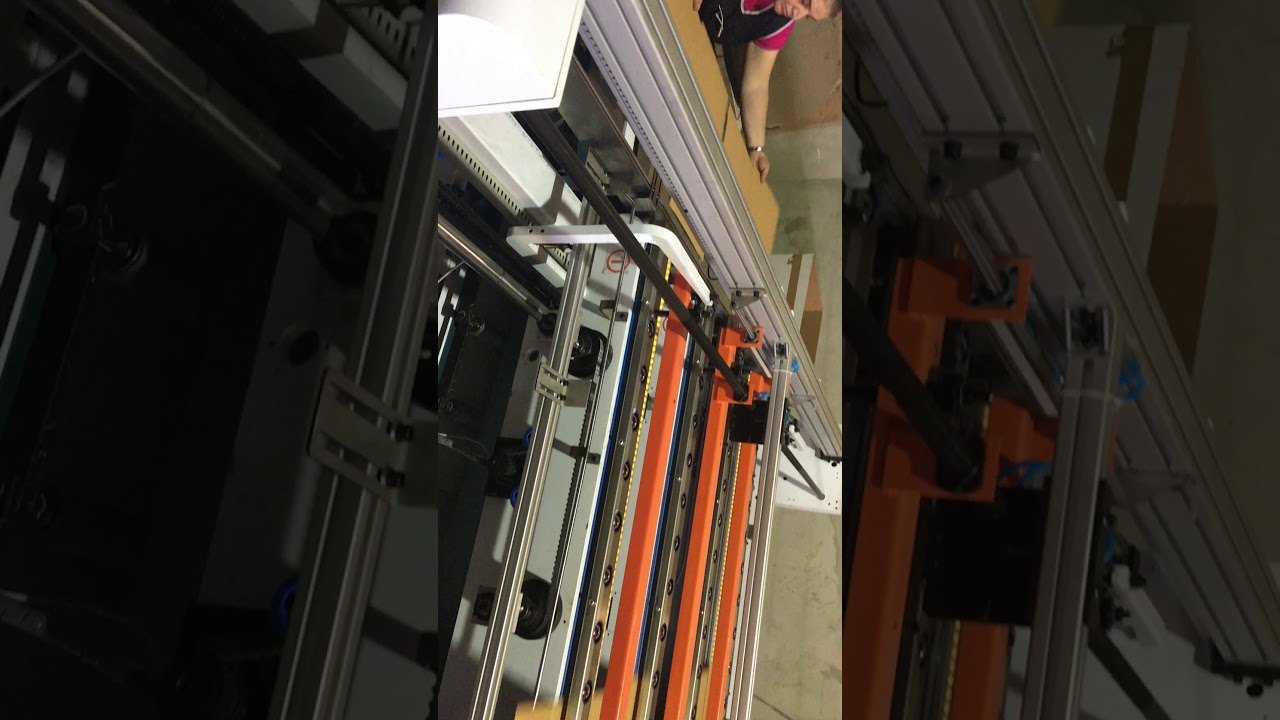 Double sheet folder gluer , whatsapp: 18632539399