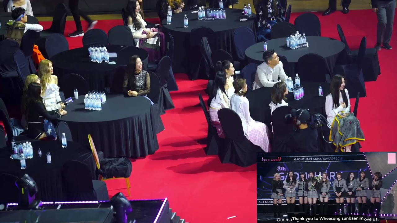 BLACKPINK, Red Velvet, (G)-idle and more react to TWICE speech - Gaon Charts Award 2019