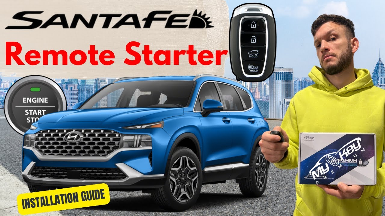 Руководство по установке дистанционного запуска Hyundai SantaFe (2019–2023) | MyKey Premium