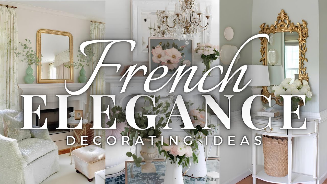 Discover French Elegance: Sophisticated Decor Tips to Bring Timeless Parisian Style to Your Space 🪻✨