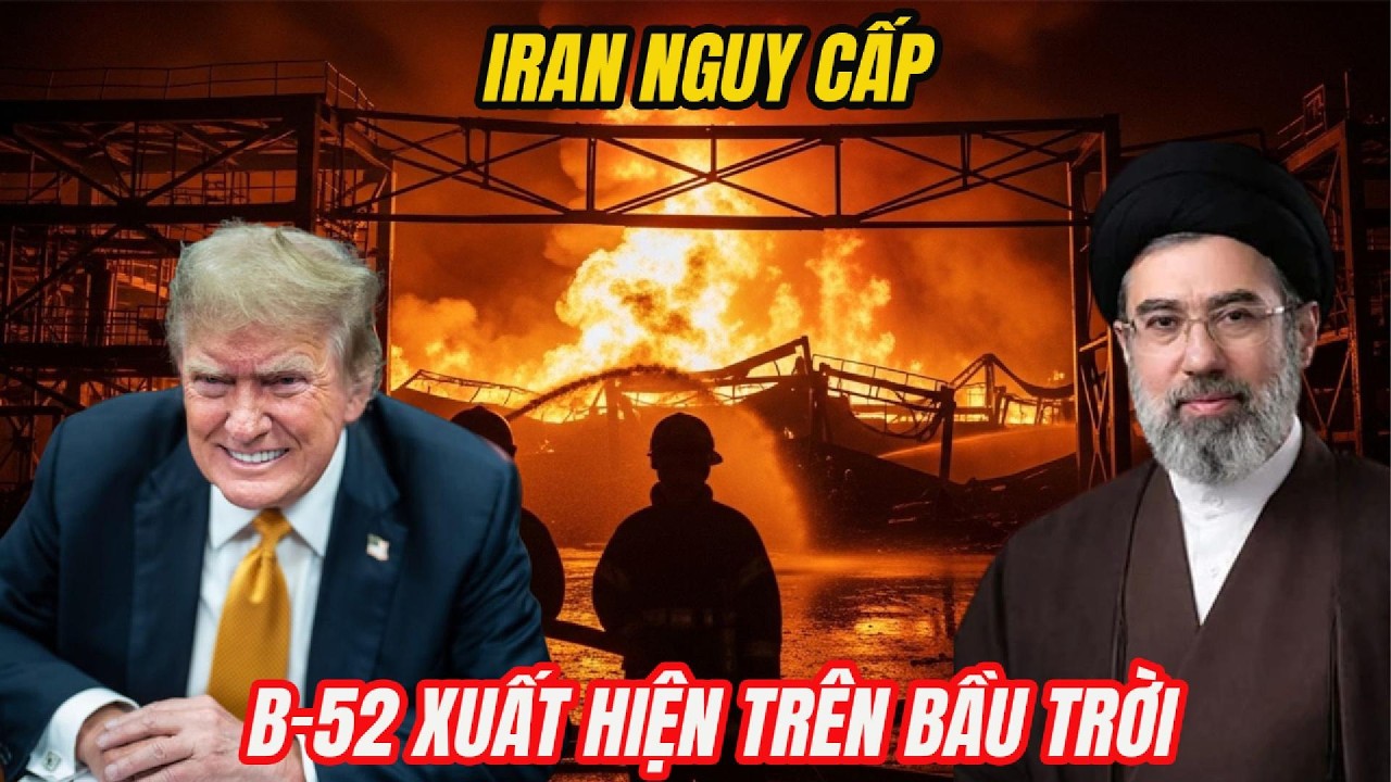 IRAN Nguy Cấp ? Israel Đánh Thẳng Vào Kho Dầu, B-52 Mỹ Xuất Hiện Trên Bầu Trời Trung Đông !