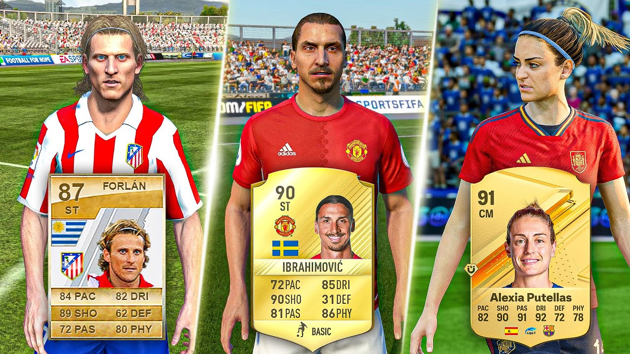 FIFA 09 - EA FC 24 TOP 10 PLAYER RATIGS in Ultimate Team!