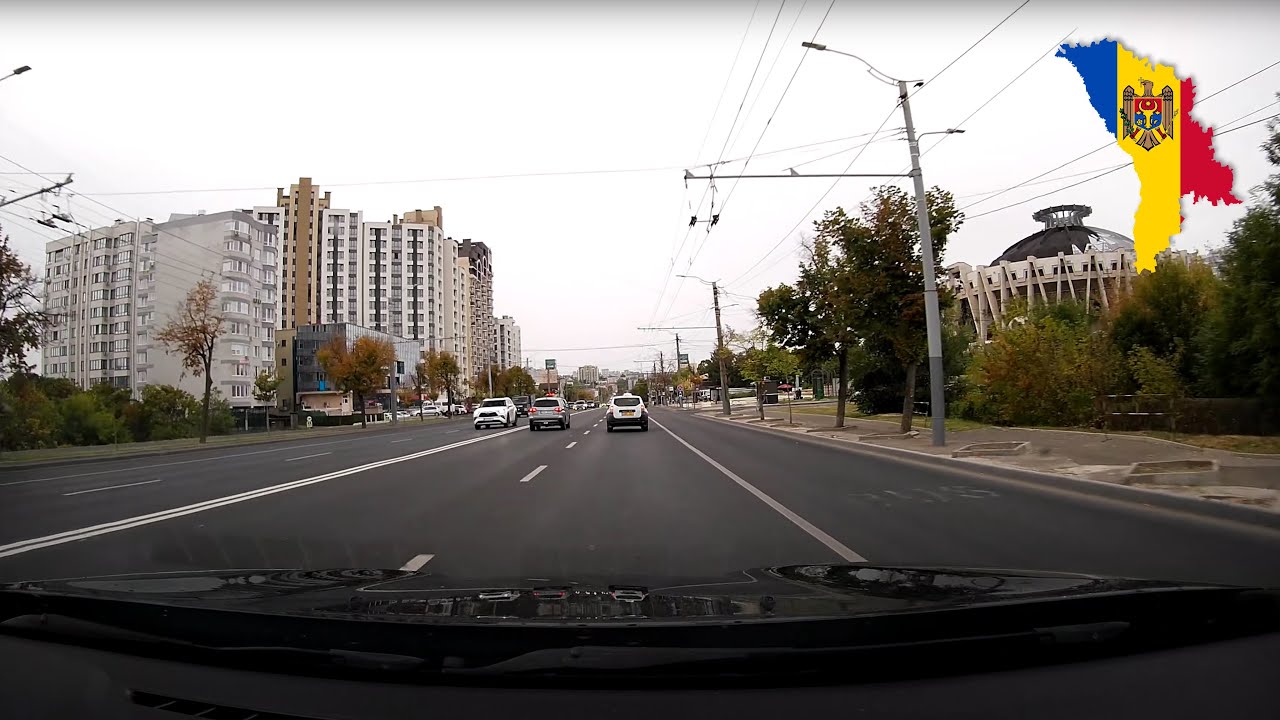 Chișinău 🇲🇩 (intrare Calea Orheiului) - lumea văzută prin camera de bord