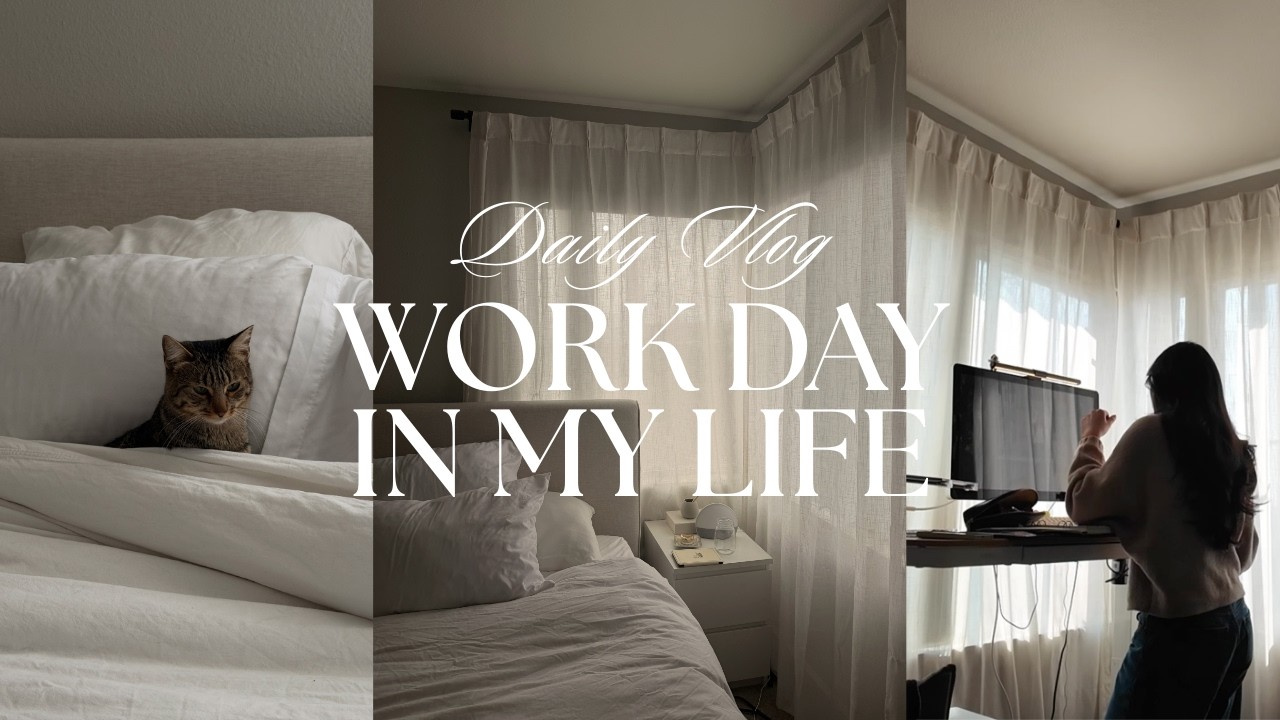 A full WORK FROM HOME day balancing my full-time job and freelance