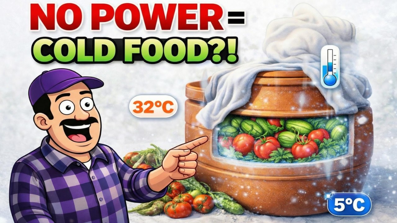 The Reversed Zeer Pot Technique — The Forgotten Trick That Keeps Food Cold WITHOUT Electricity