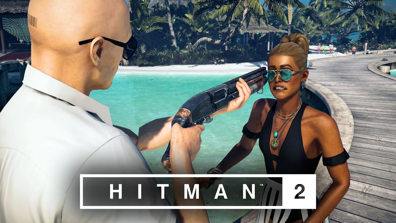 HITMAN 2 Master Difficulty - Haven Island, Maldives (Shotgun Only, Silent Assassin Suit Only)