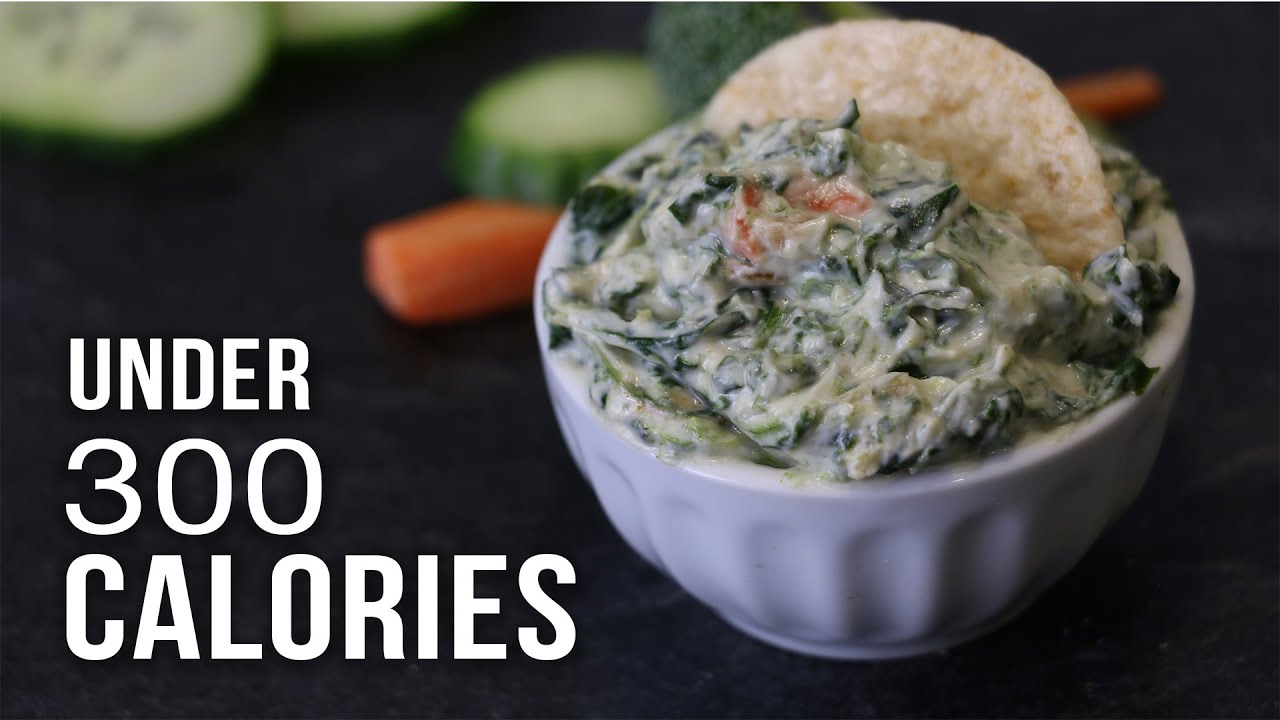 SPINACH DIP UNDER 300 CALORIES