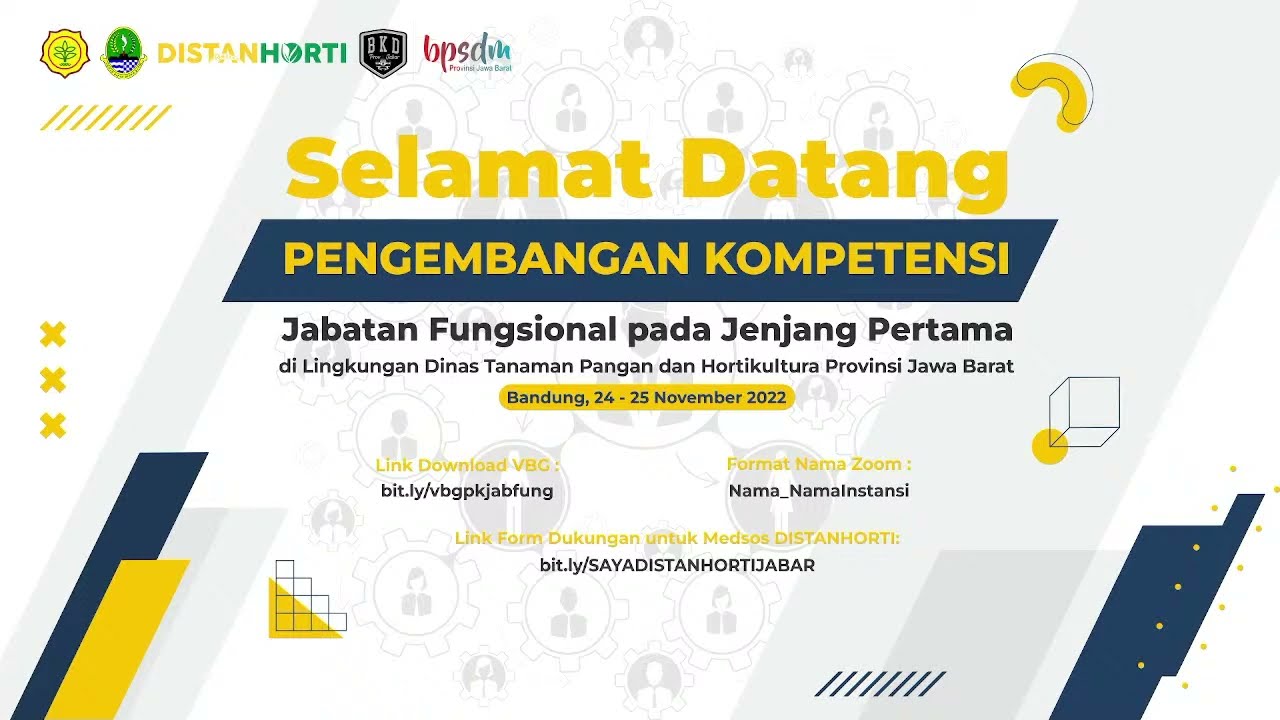 Pengembangan Kompetensi Jabatan Funsional Jenjang Pertama Distanhorti Jabar