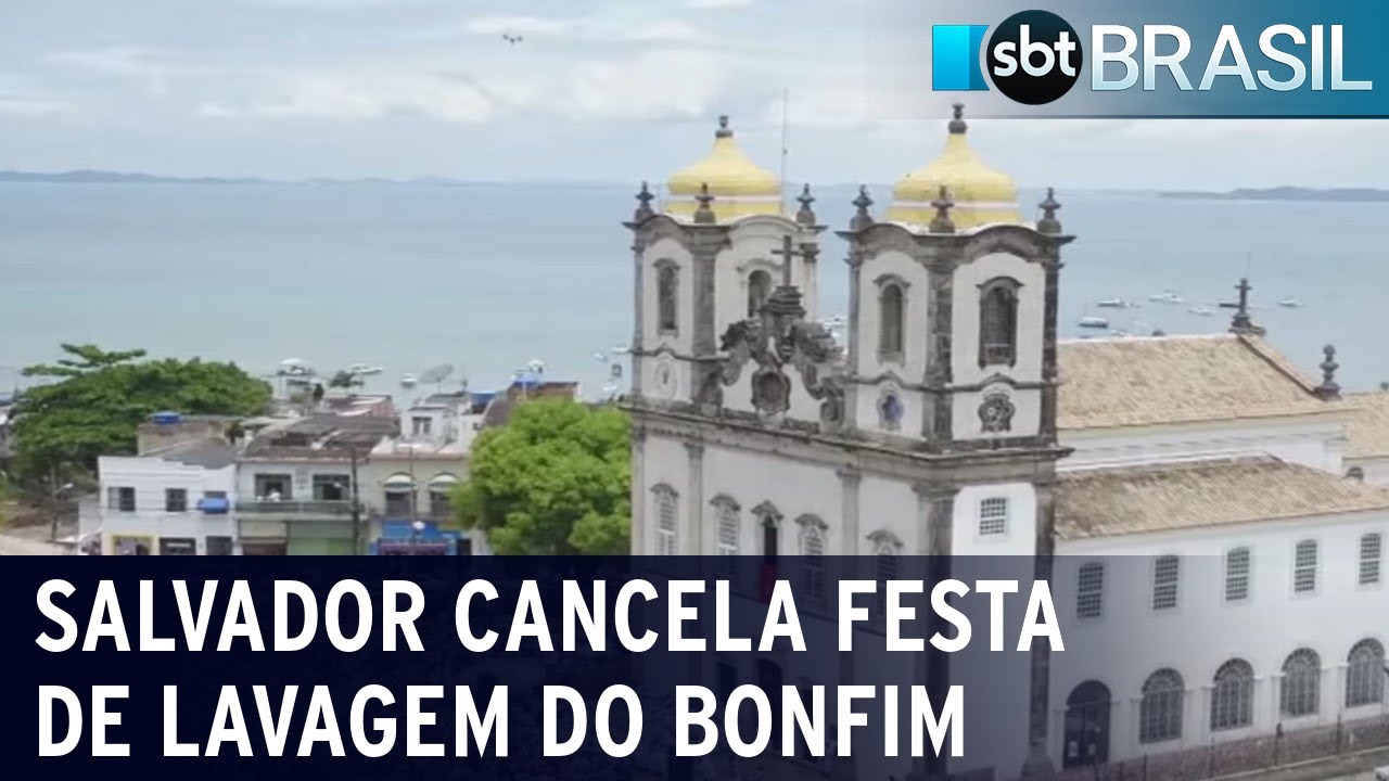 Festa tradicional da Lavagem do Bonfim é cancelada na Bahia | SBT Brasil (05/12/21)
