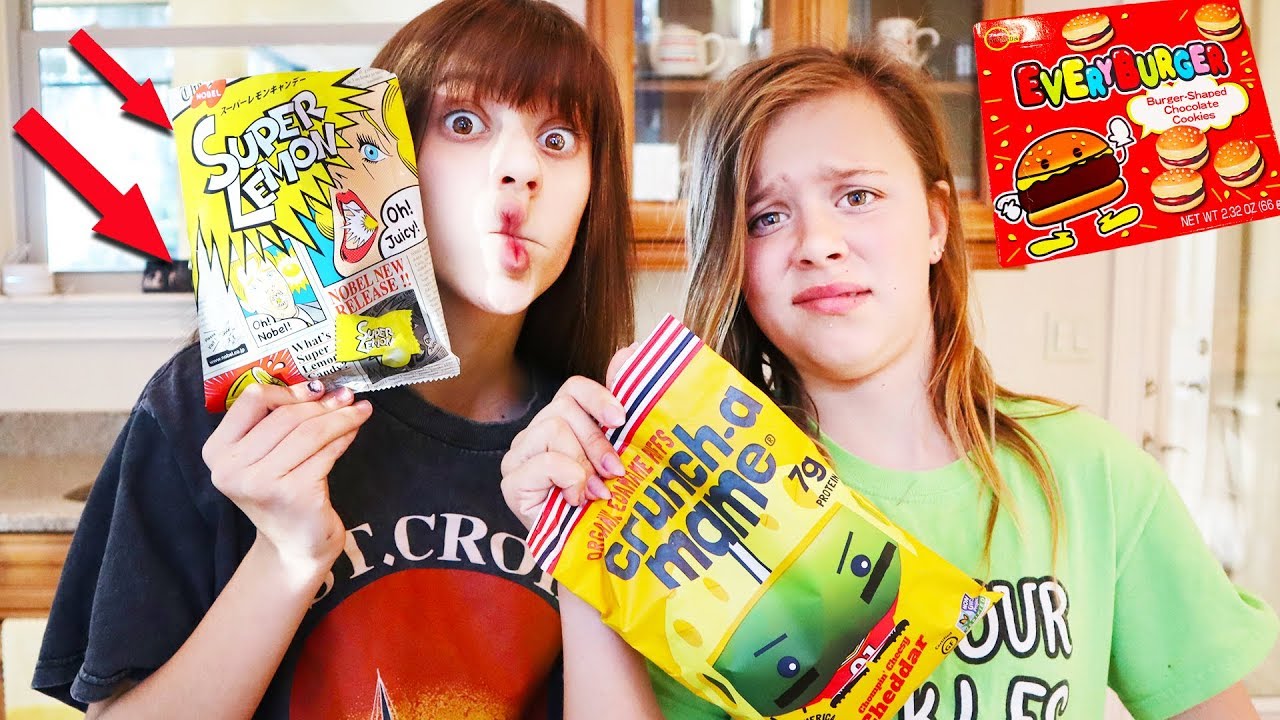 WE TRIED GUMMY FOODS FROM ALL AROUND THE WORLD!!