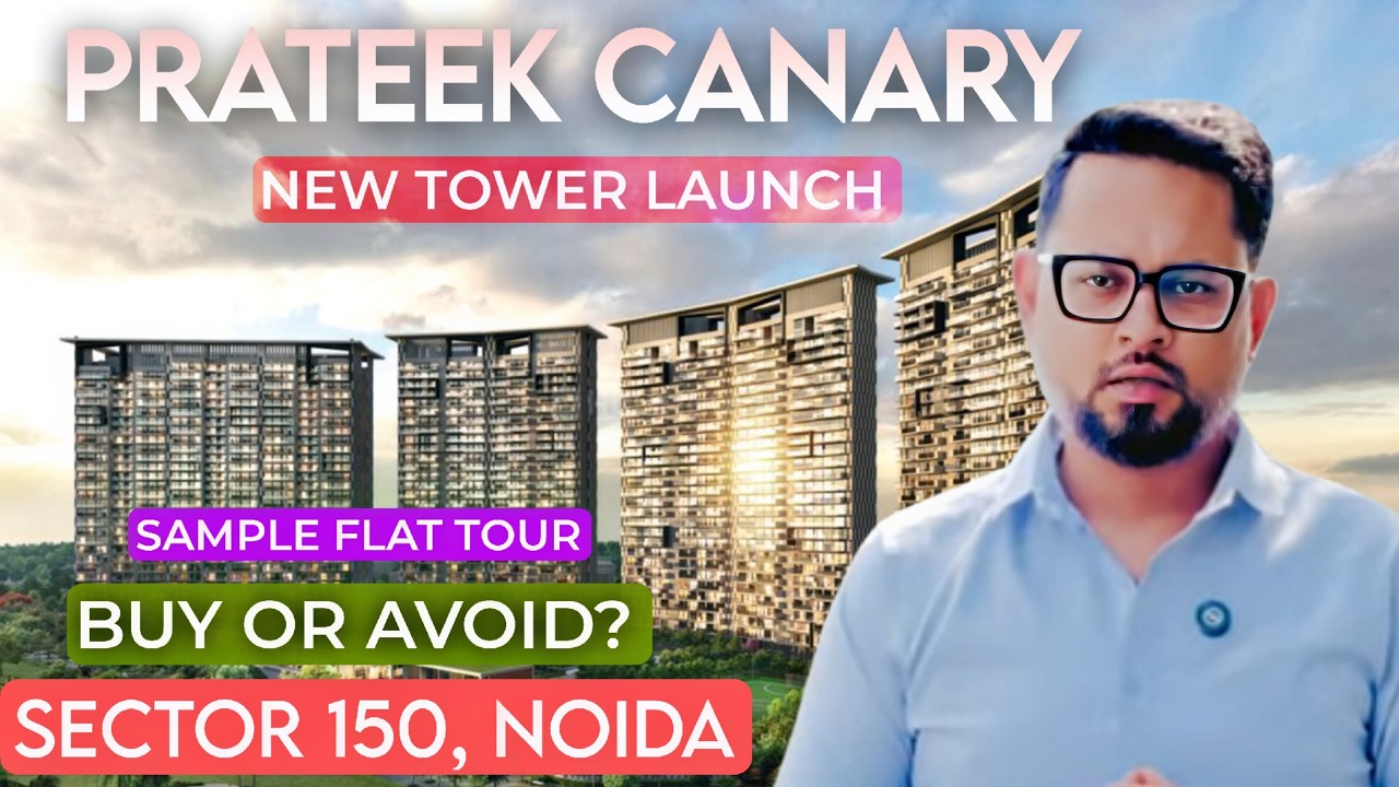 ₹2.89 Cr Luxury Homes | Prateek Canary Noida Sector 150 | Sample Flat Tour | 30:70 Payment Plan