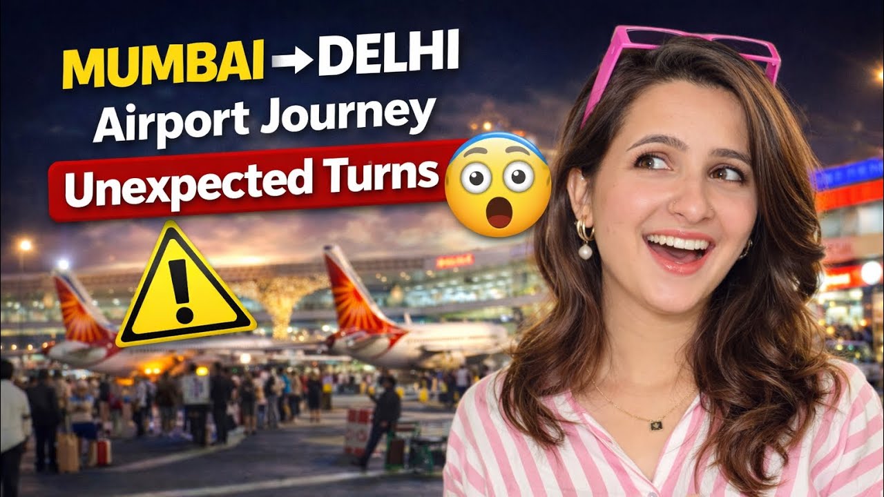 Mumbai to Delhi journey:unexpected turns nd tragedies “😀🛫🥹