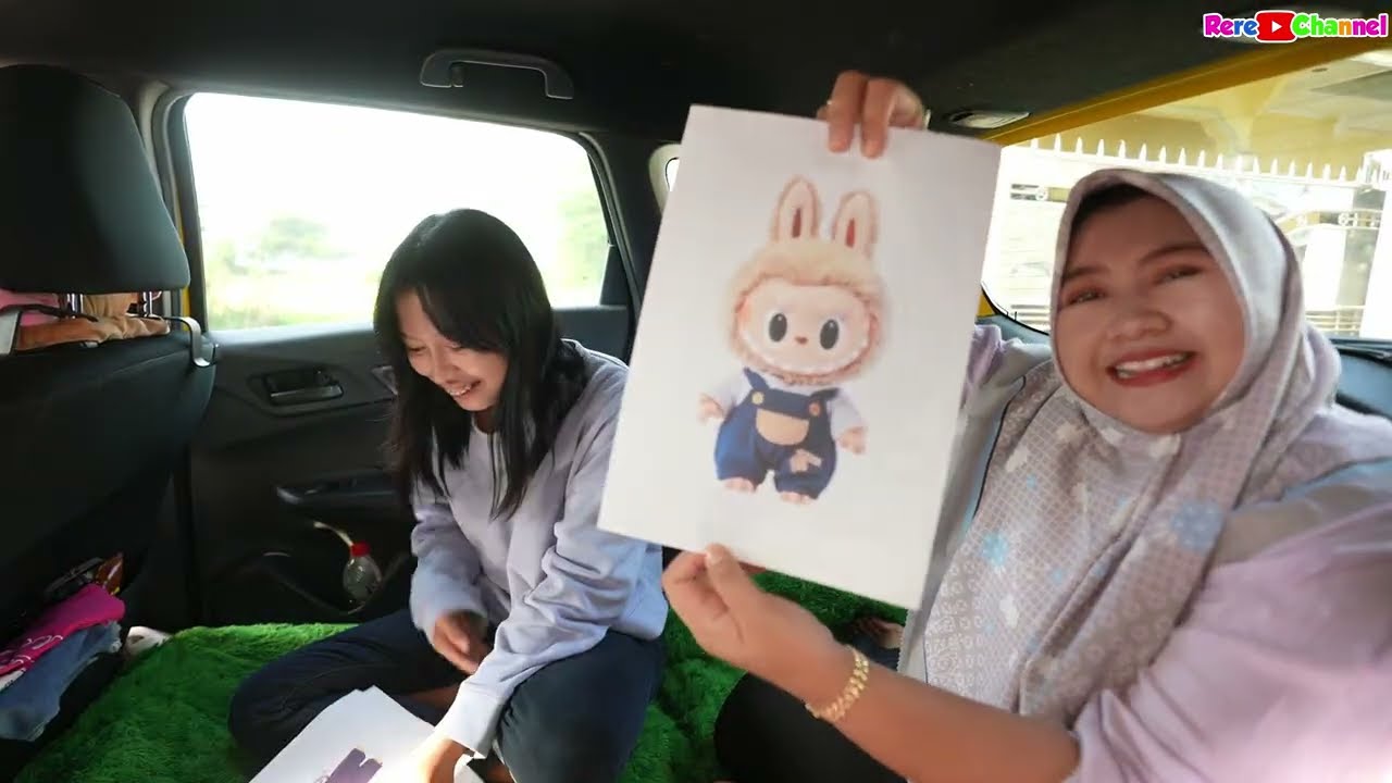 BAYI LUCU DICUL1K BUS LABUBU BERHANTU KELILING !! MOBIL JADI KAMAR LABUBU