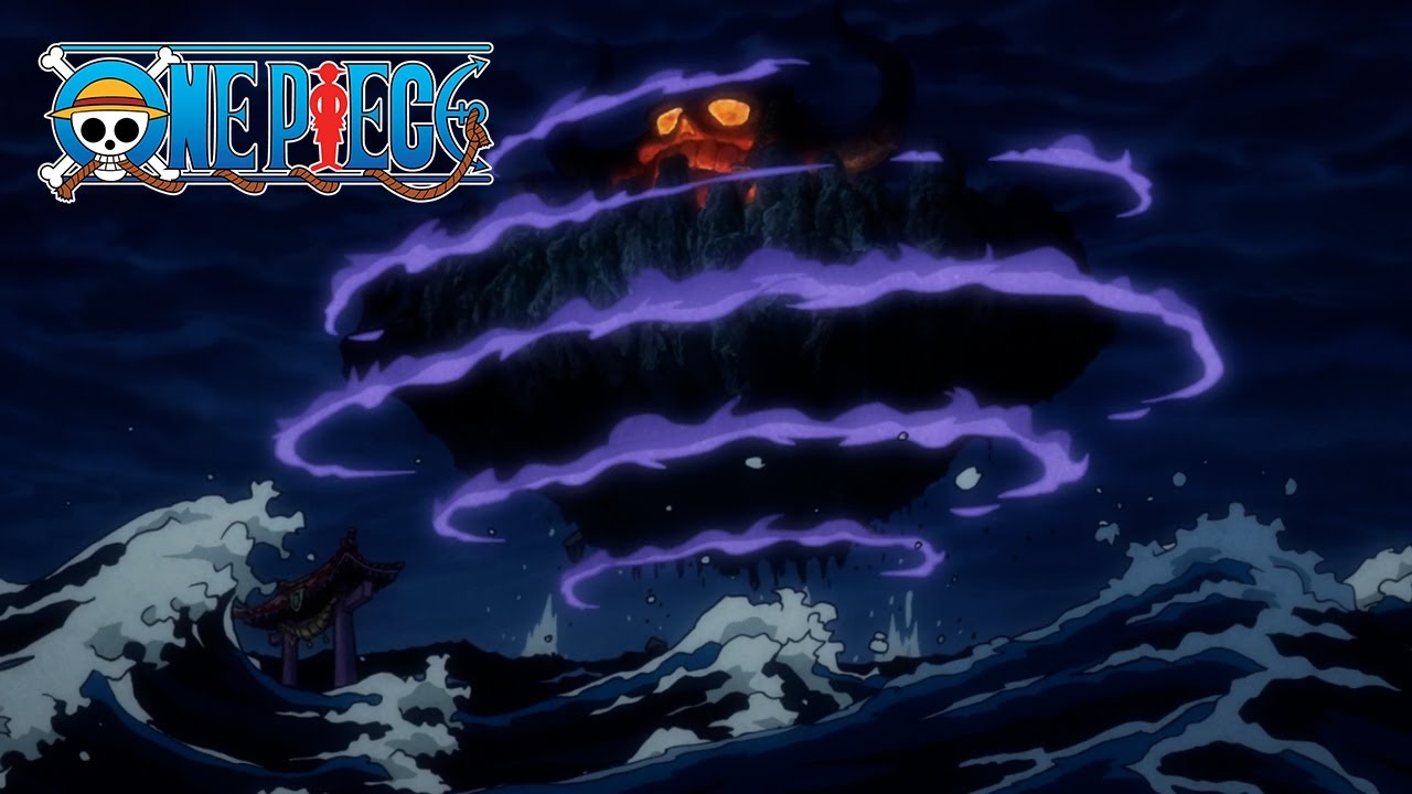 Kaido Lifts Onigashima | One Piece