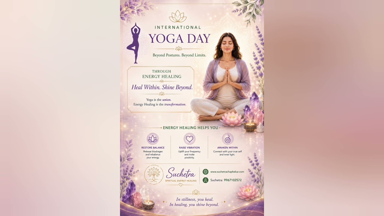 Yoga Day wishes by Suchetra 