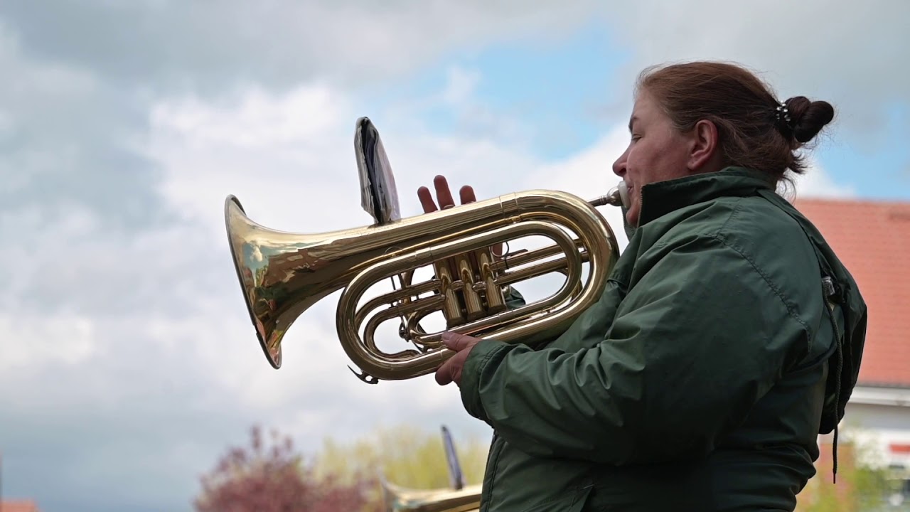 Zitadellengarde spielt Konzert in Corona-Zeit