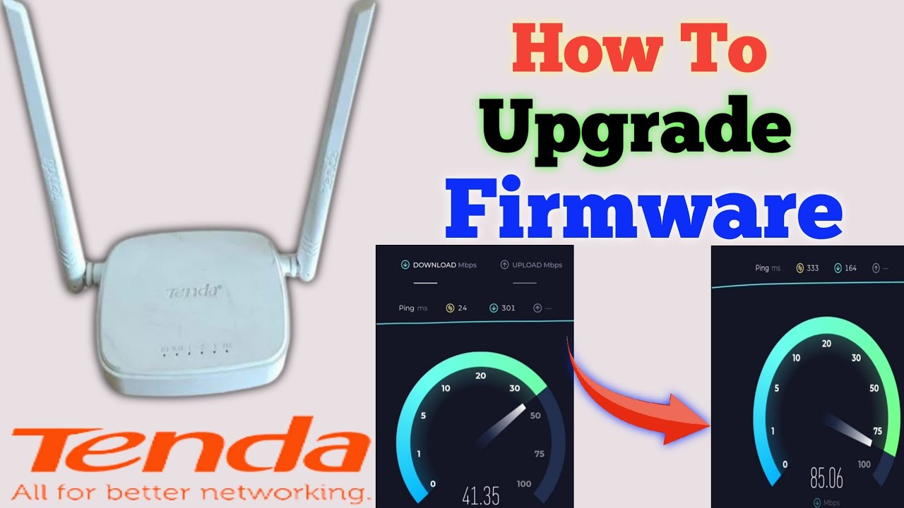 Tenda N300 Wireless Router Ka Firmware Kaise Update Kare I How To Update Wireless  N300 Firmware
