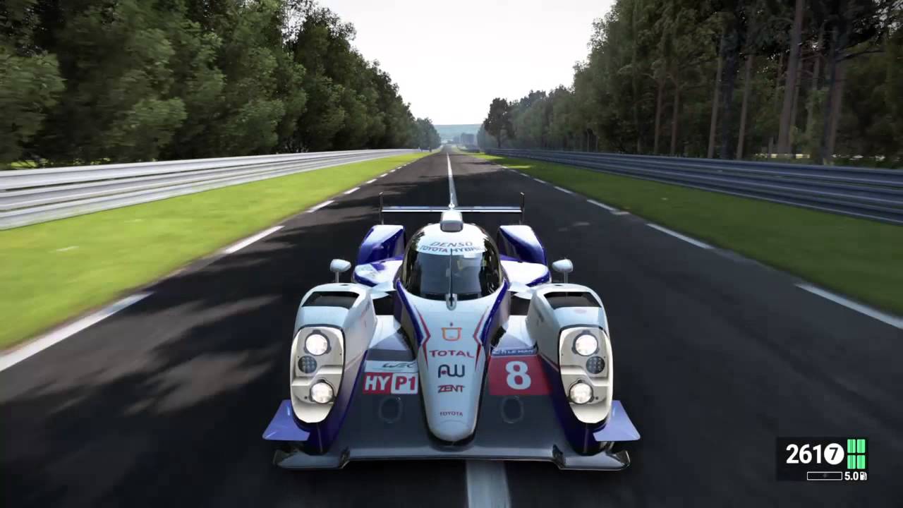 Project CARS PS4 - Japanese Car Pack - Toyota TS040 LMP1 (1000 HP) - Test on Le Mans