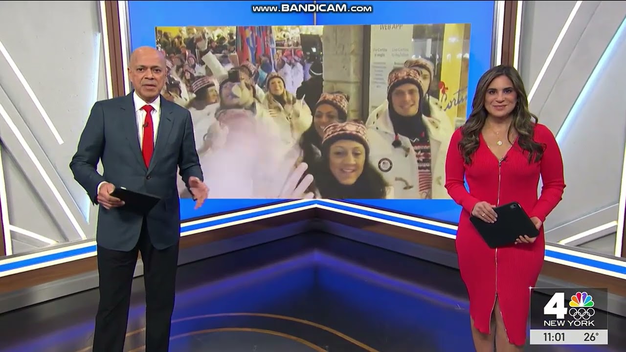 Анонс программы WNBC News 4 New York в 23:00, премьера 6 февраля 2026 года.