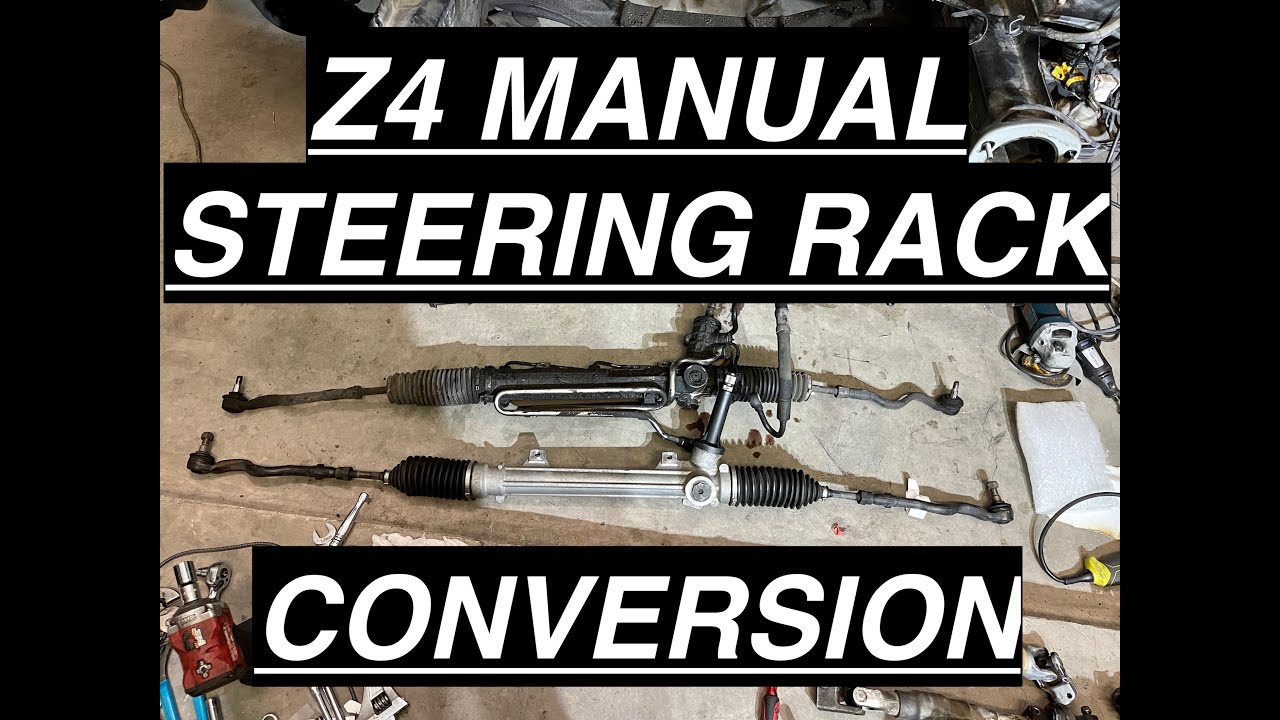 BMW E36 LS7 SWAP PT.4 - Z4 MANUAL STEERING RACK INSTALL / PROPER E36 POWER STEERING DELETE