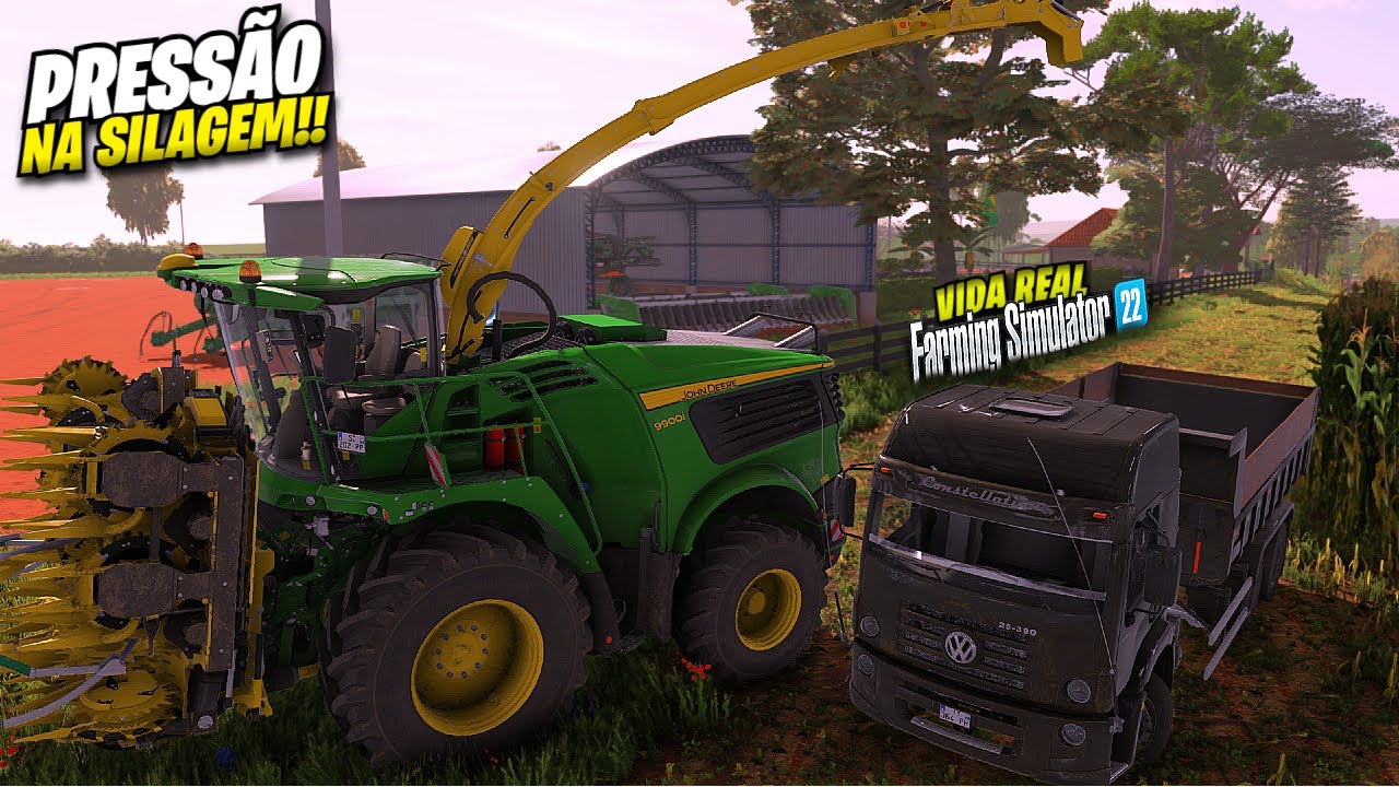 INICIAMOS Nossa SILAGEM Na Fazenda!! Tá Rendendo Muito - Vou Pedir Reforços - Farming Simulator 22