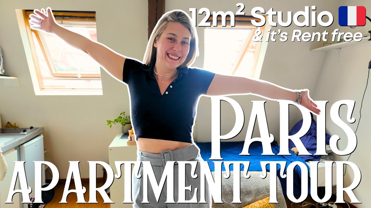 REALISTIC Paris Apartment Tour 🇫🇷✨ Inside My Tiny 12m² Studio | Living Rent-Free in Paris