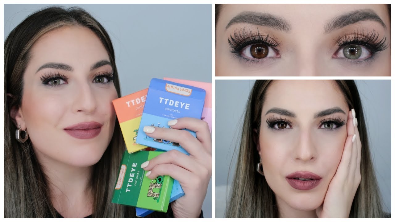 COMO PONER LENTILLAS DE COLORES. TRUCOS Y CONSEJOS. TTDEYE LENSES /Eunice Tiebow