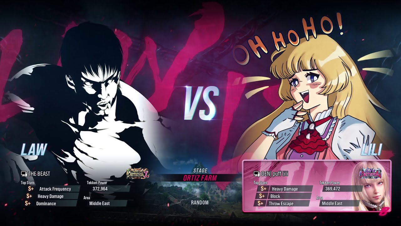 BSK (Law) VS Puff Lili (Lili) Tekken 8 Ranked
