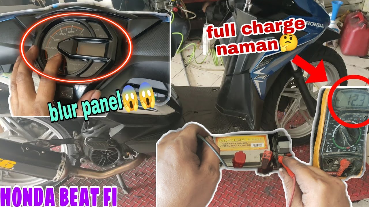 honda beat fi nag short circuit at panel.kasabay ang pagpalyado ng makina.paano itroubleshoot