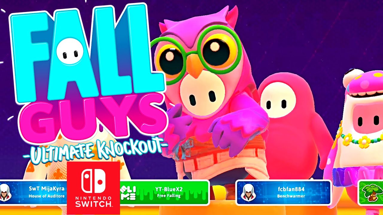 Fall Guys Free 2 Play Nintendo Switch Online Squad Gameplay #7
