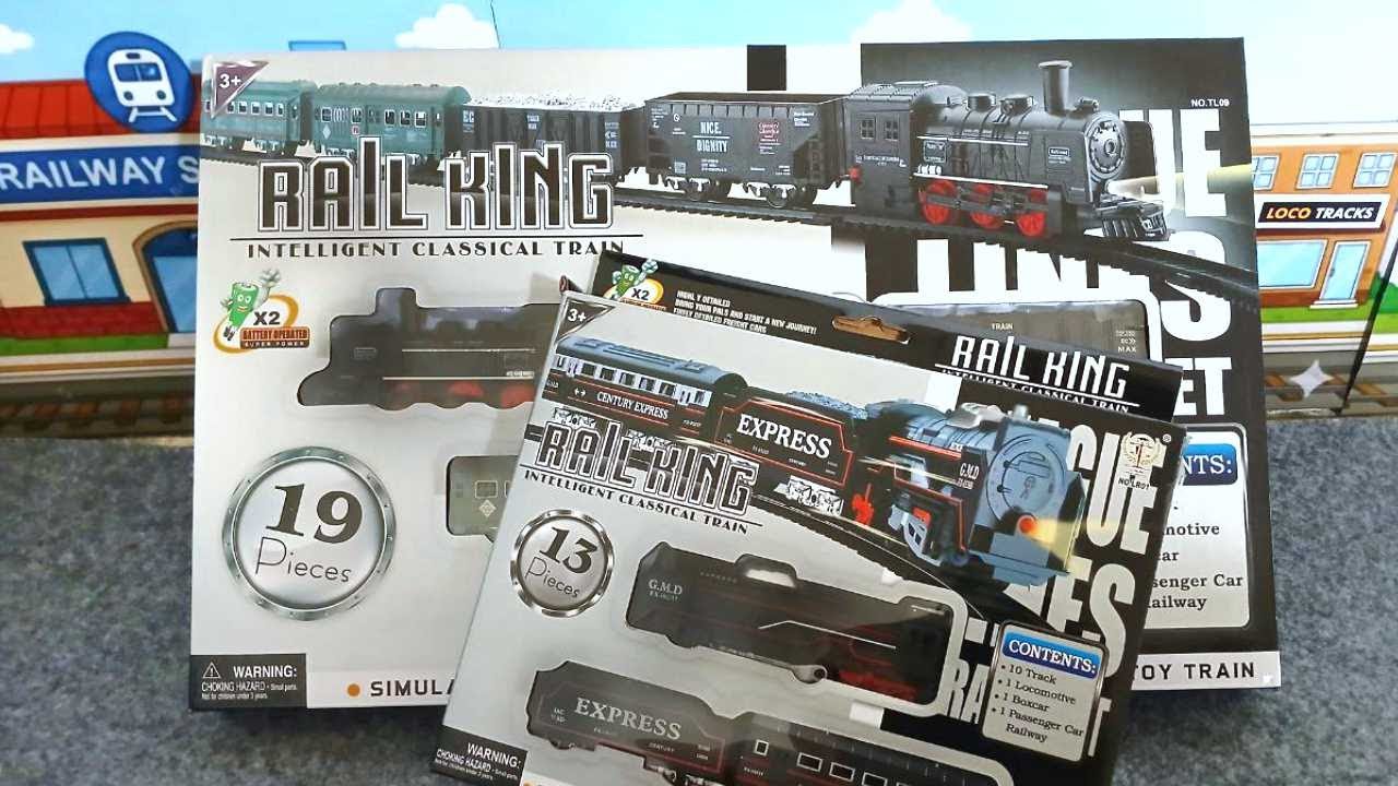 #railking #trainset #asmr Rail King Classic Wagon & Passenger Train Set Diorama