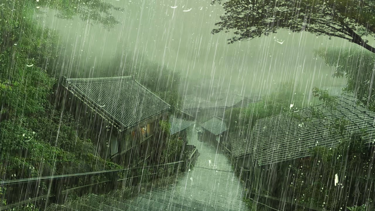 숙면을 위한 편안한 비, 휴식, 공부 #277 🌧 7분만에 잠드는 빗소리, Relax & Calm, ASMR