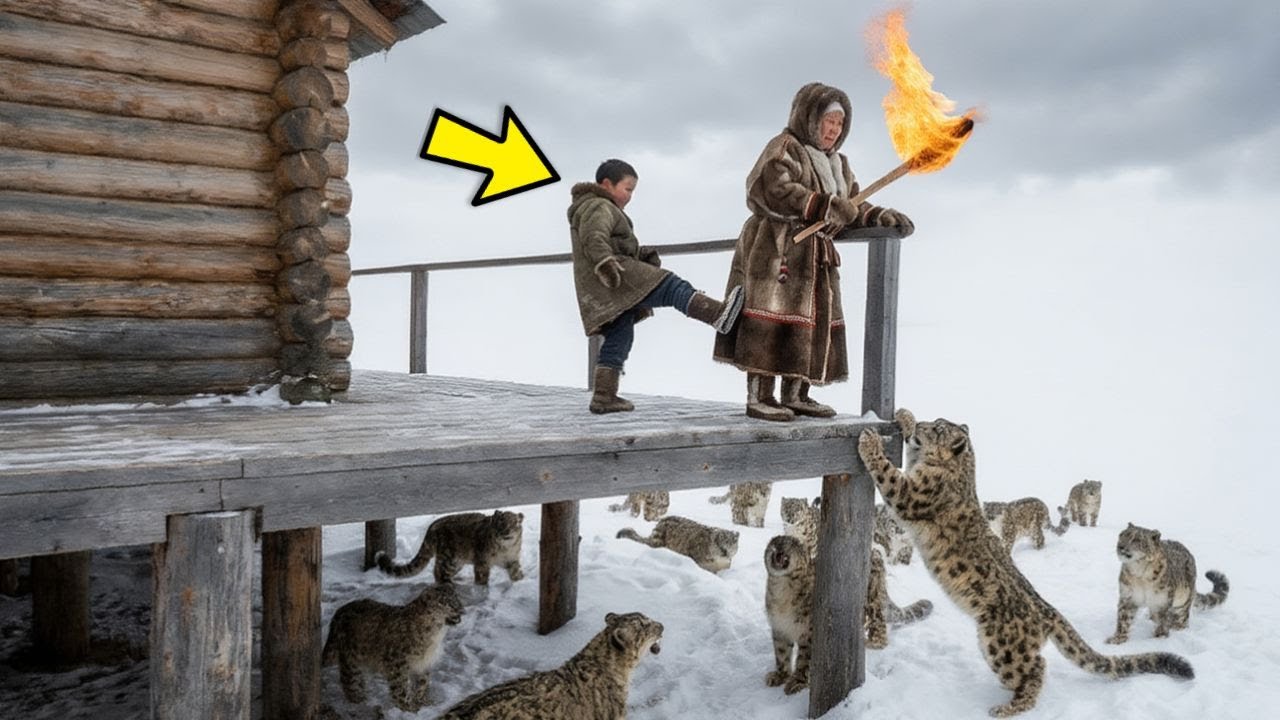 Viuda YAKUTA de 97 AÑOS enfrenta 1000 Leopardos para proteger a su ÚNICO NIETO pero no esperaba que…