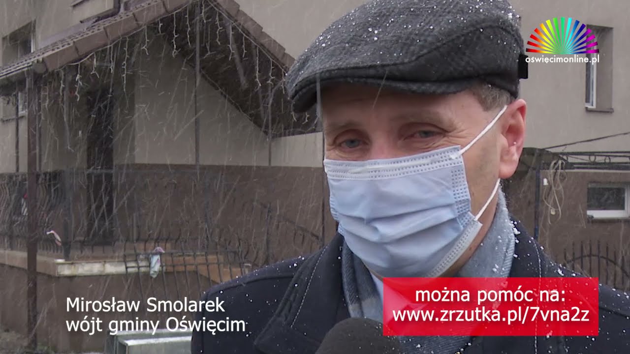 Pożar domu w Porębie Wielkiej