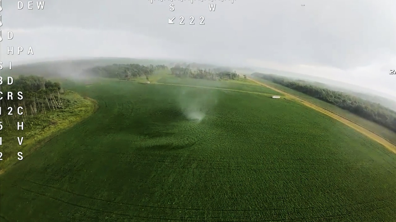 Inside the Grygla, MN Tornado (EF1)