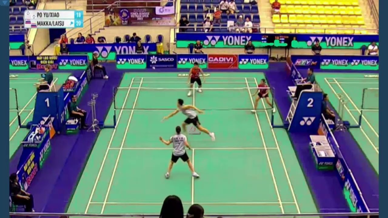 YONEX SUNRISE Vietnam Open 2025 | QF | LAI Yu/LIN Min vs Ratchapol MAKKASASITHORN/Nattamon LAISUAN