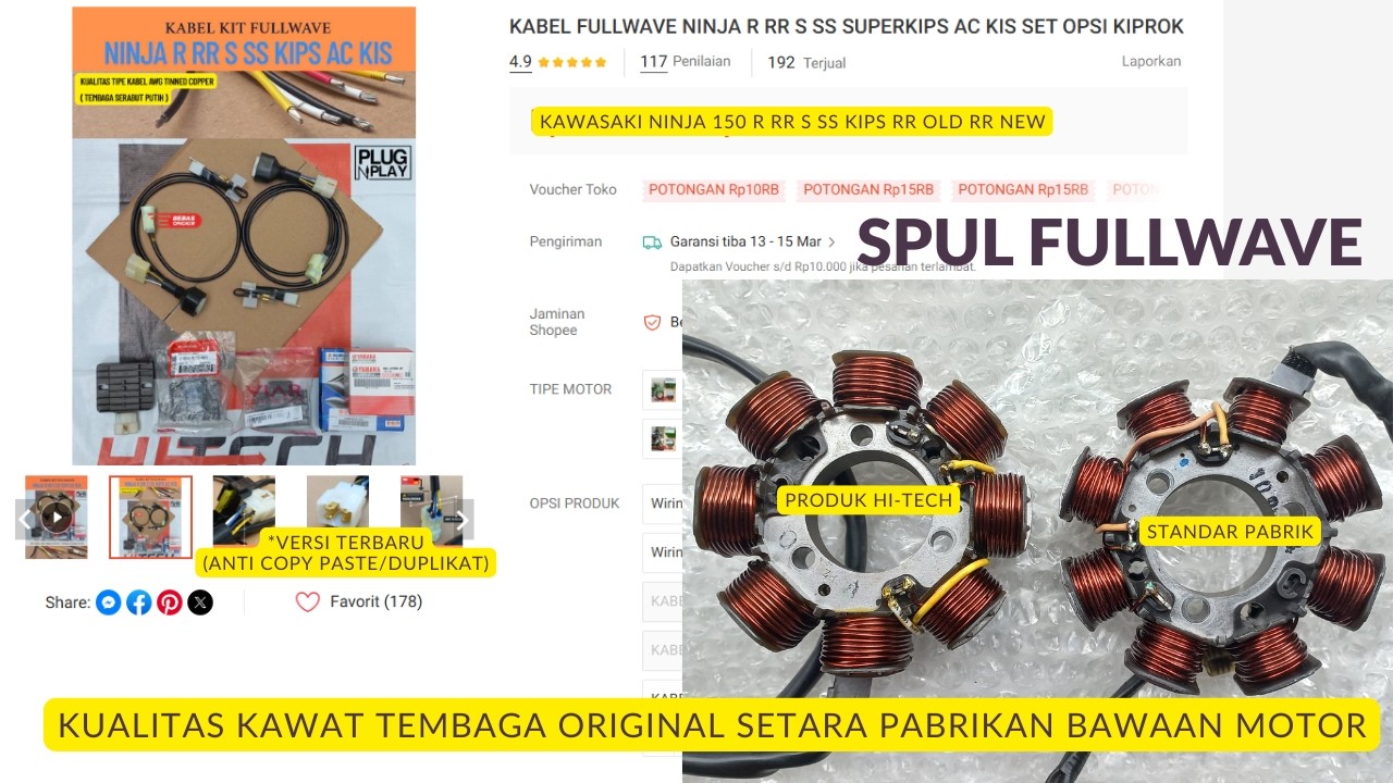 TUTORIAL FULLWAVE NINJA R + CARA PENYESUAIAN KABEL BODY