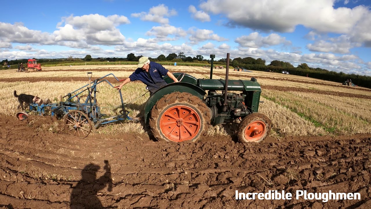 1944 Fordson Model N 4.4 Litre 4-Cyl Petrol / TVO Tractor (21HP) with Ransomes Plough