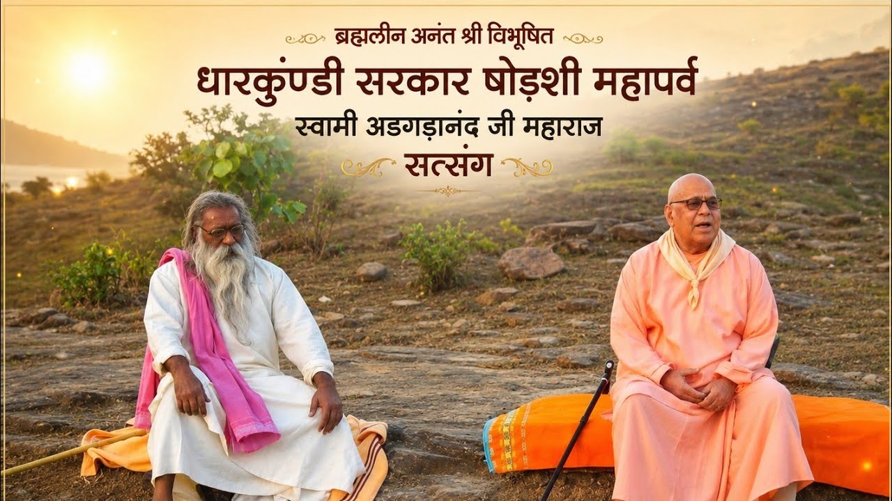 स्वामी अड़गड़ानंद महाराज  जी सत्संग श्री परमहंस आश्रम धारकुंण्डी